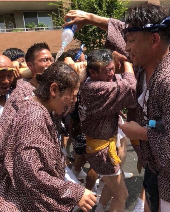 町内のお祭りです。