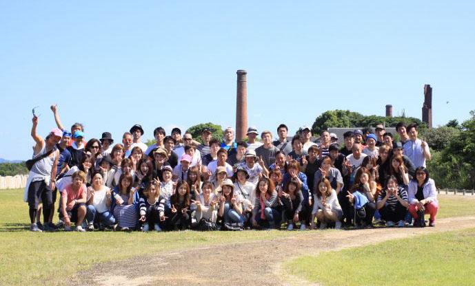 夏の慰安旅行犬島！