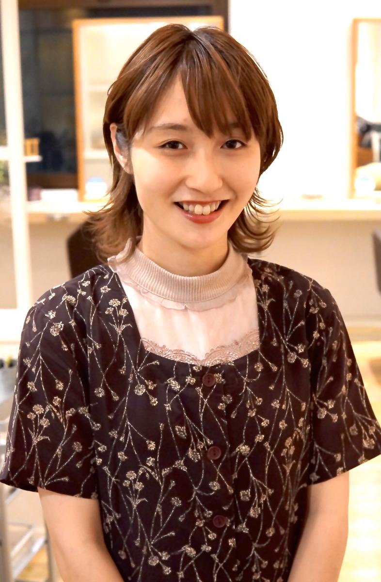 アシスタント織原楓（国際文化理容美容専門学校卒業）